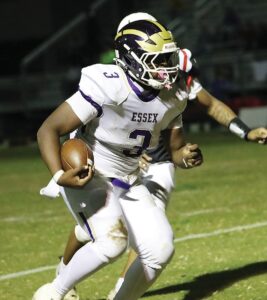 Essex’s Demetrius “Toot” Stewart eclipsed the 1,000-yard rushing mark for the season after picking up 108 ground yards in the Trojans’ 47-0 win over Lancaster Friday night.